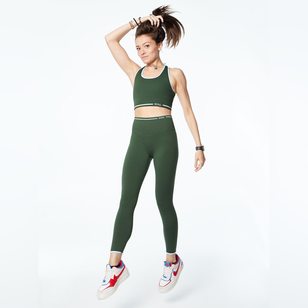 SOULCYCLE seamless set WORN ONCE. Size small
